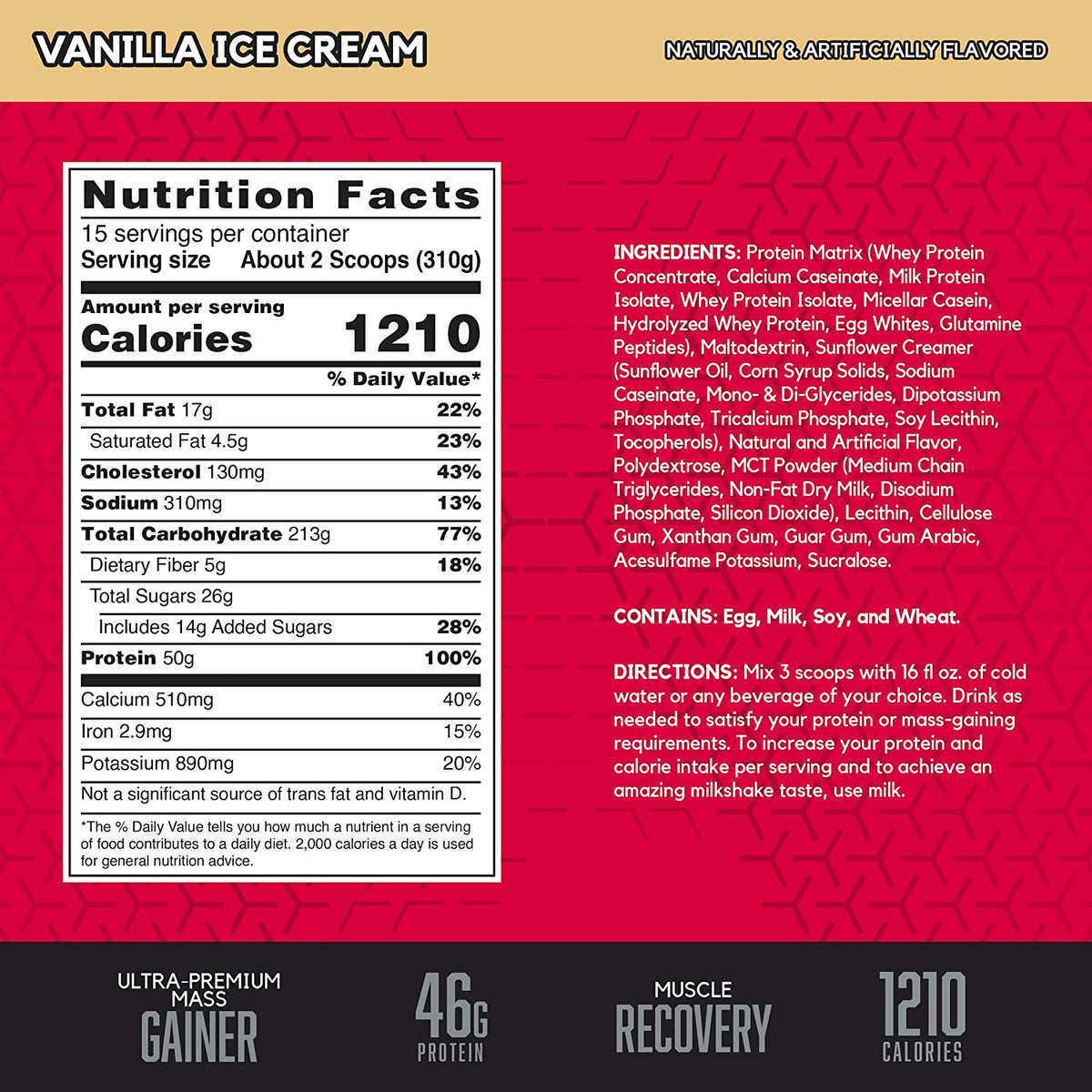 Bsn Truemass 1200 Vanilla 10.25Lb