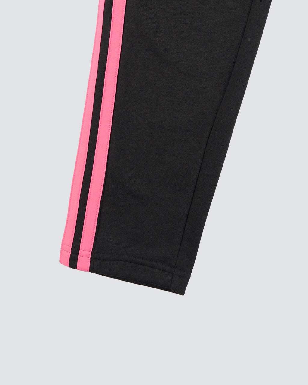 Newcastle United adidas Kid's Black and Pink 3-Stripe Joggers
