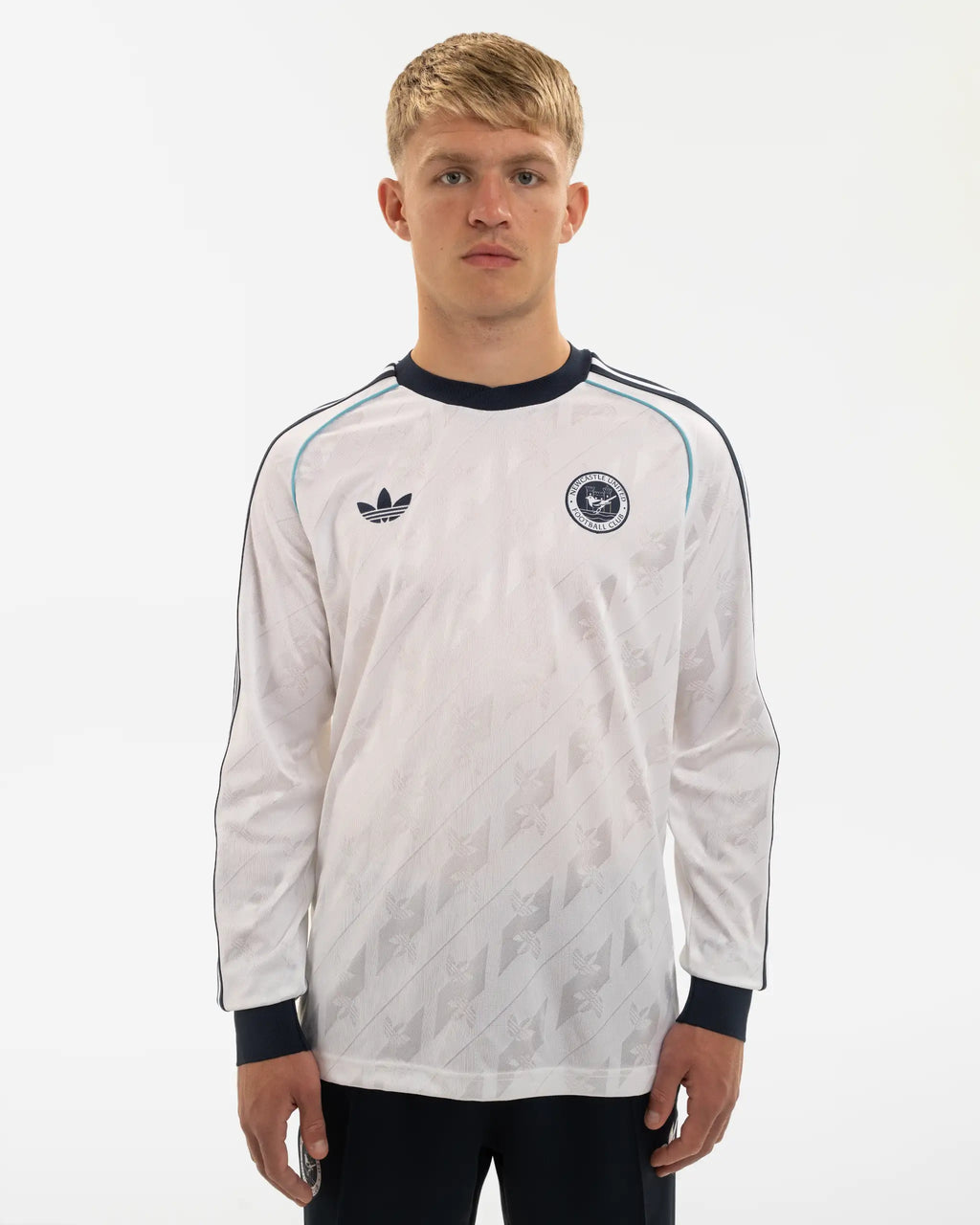Newcastle United adidas Originals White Long Sleeve Jersey