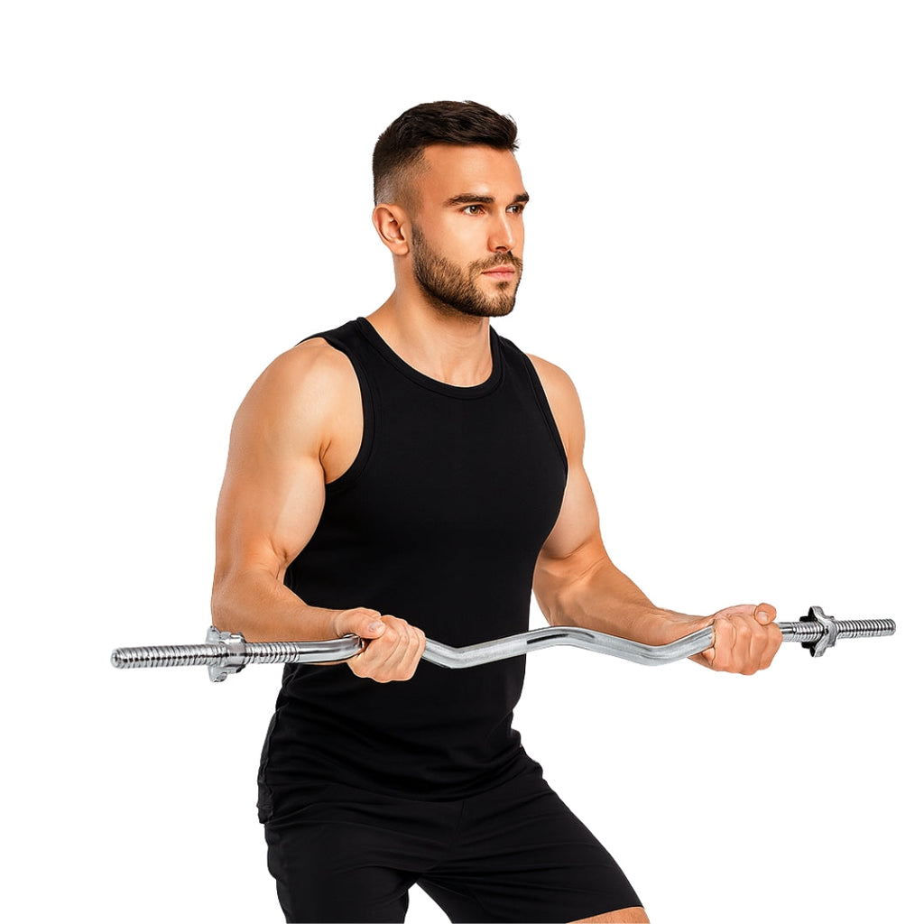 Weight Lifting Zigzag Bar - 119 cm