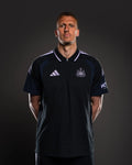 Newcastle United adidas 26/27 Players Range Black Polo Shirt