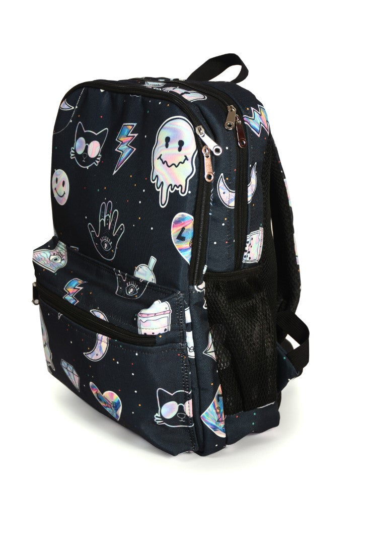Metallic Galaxy Big Backpack