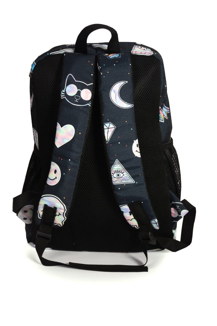 Metallic Galaxy Big Backpack