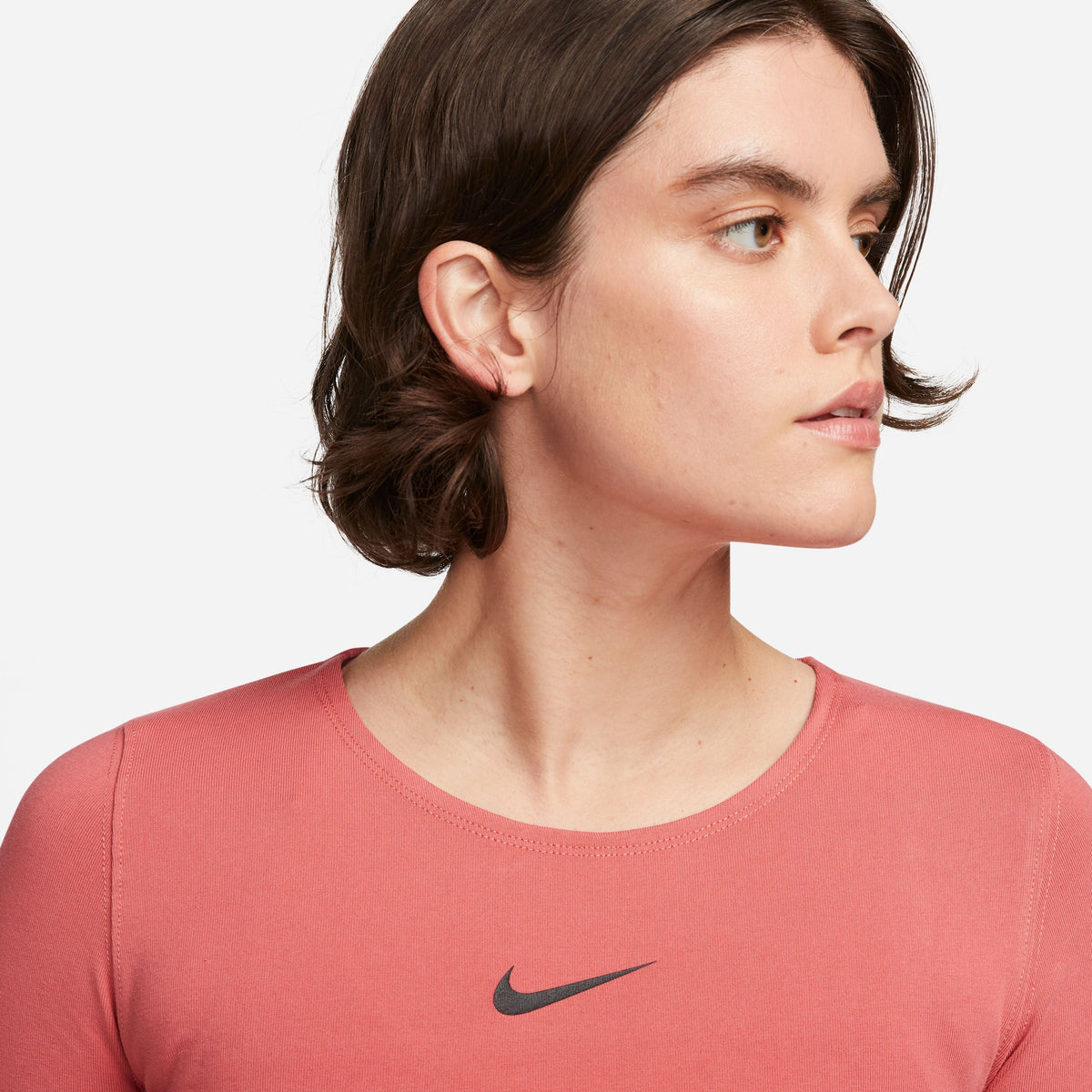 Tape Long Sleeve Crop T-shirt