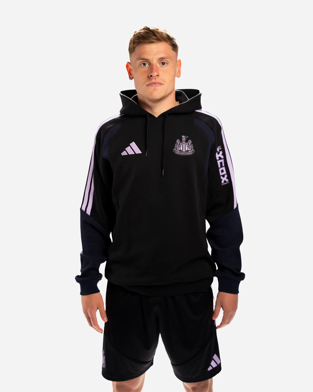 Newcastle United adidas 26/27 Players Range Black Hoodie