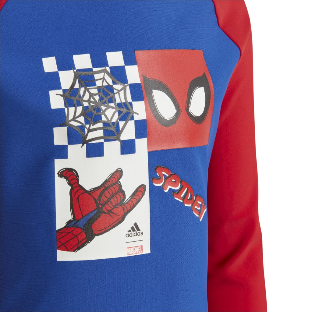 Adidas X Marvel'S Spider-Man Rashguard Long Sleeve T-shirt