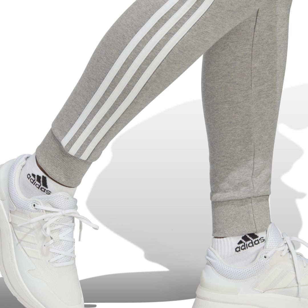 Essentials 3-Stripes French Terry Cuffed Joggers