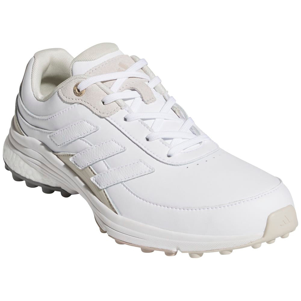 adidas Zoysia Spikeless Waterproof Ladies Shoes - White/White/Alumina