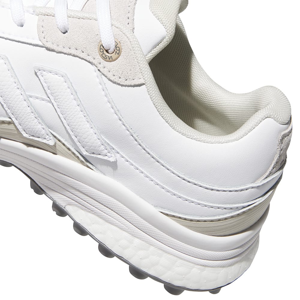 adidas Zoysia Spikeless Waterproof Ladies Shoes - White/White/Alumina