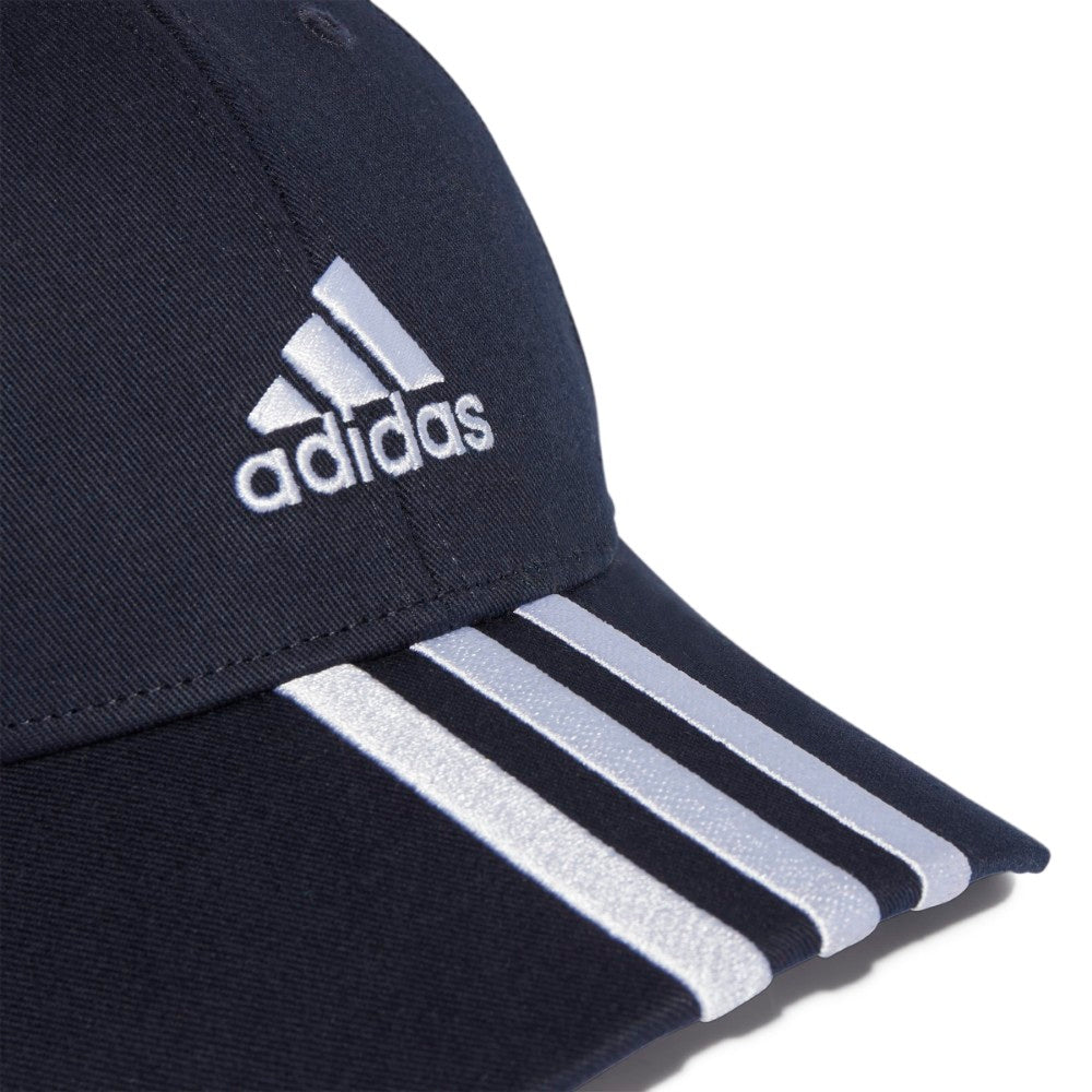 3-Stripes Cotton Twill Baseball Cap