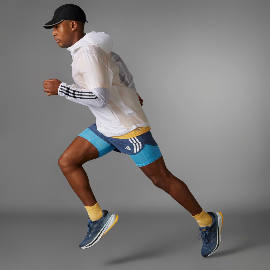 Own The Run 3-Stripes 2-in-1 Shorts