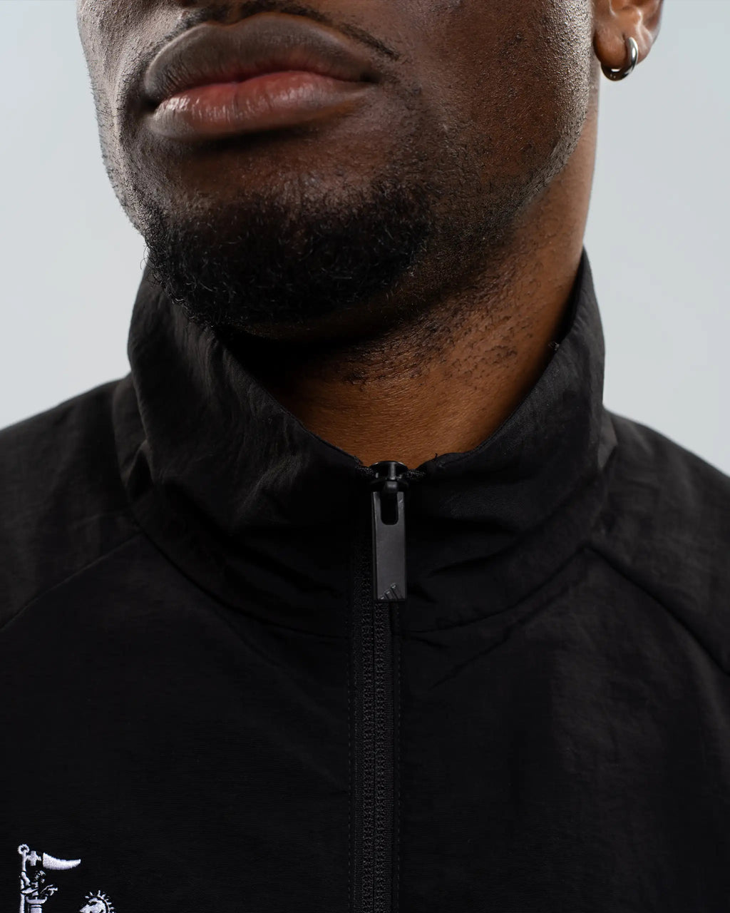 Newcastle United adidas Men's Zip Up Black Nylon Jacket