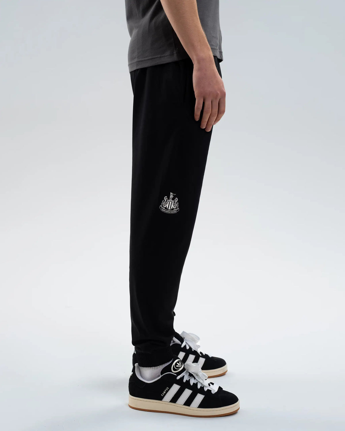 Newcastle United adidas Men's Black Essentials Cuffed Joggers