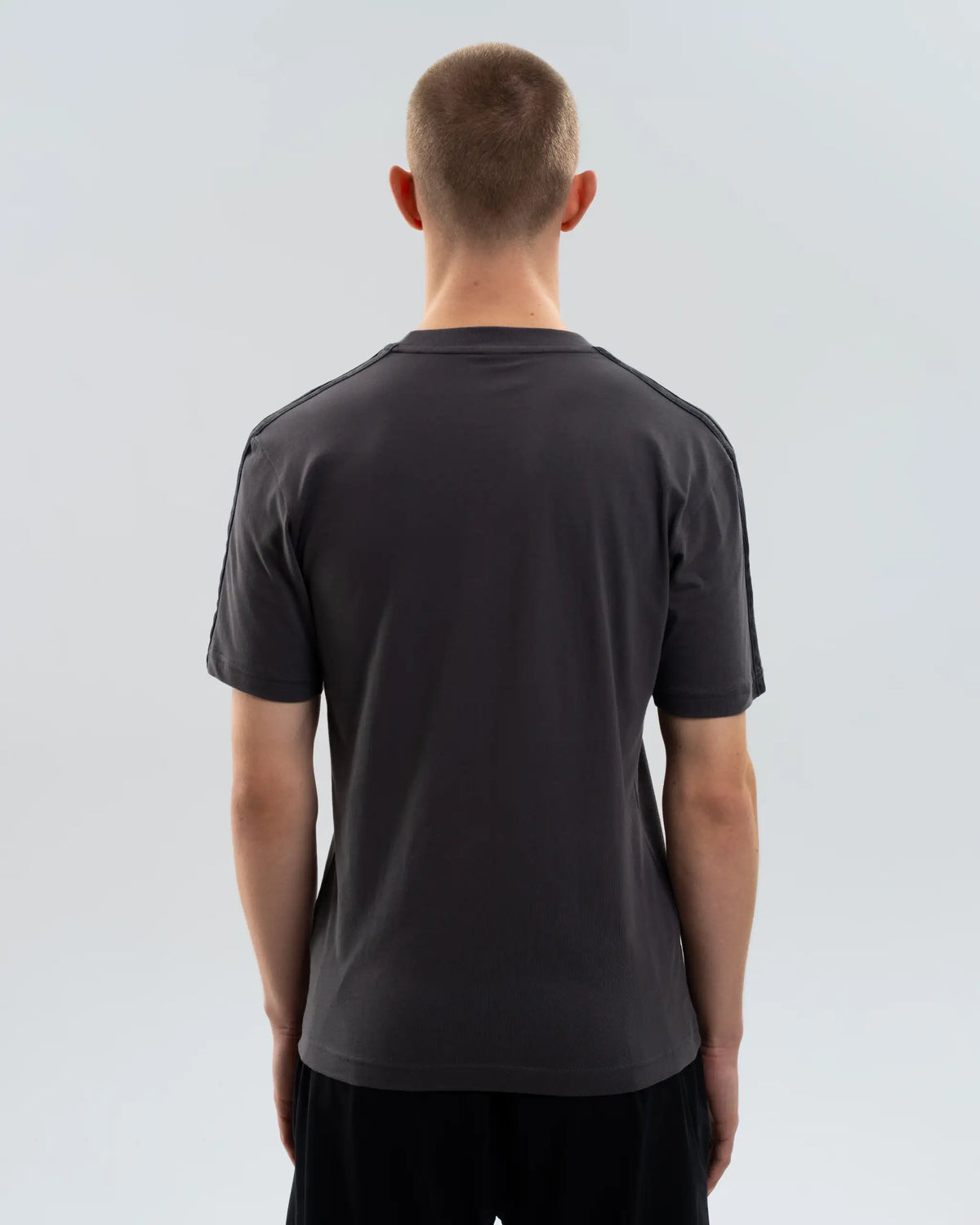 Newcastle United adidas Men's Grey 3-Stripe T-Shirt