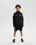 Newcastle United adidas 25/26 Coach's Black Edition Kids' Presentation Jacket