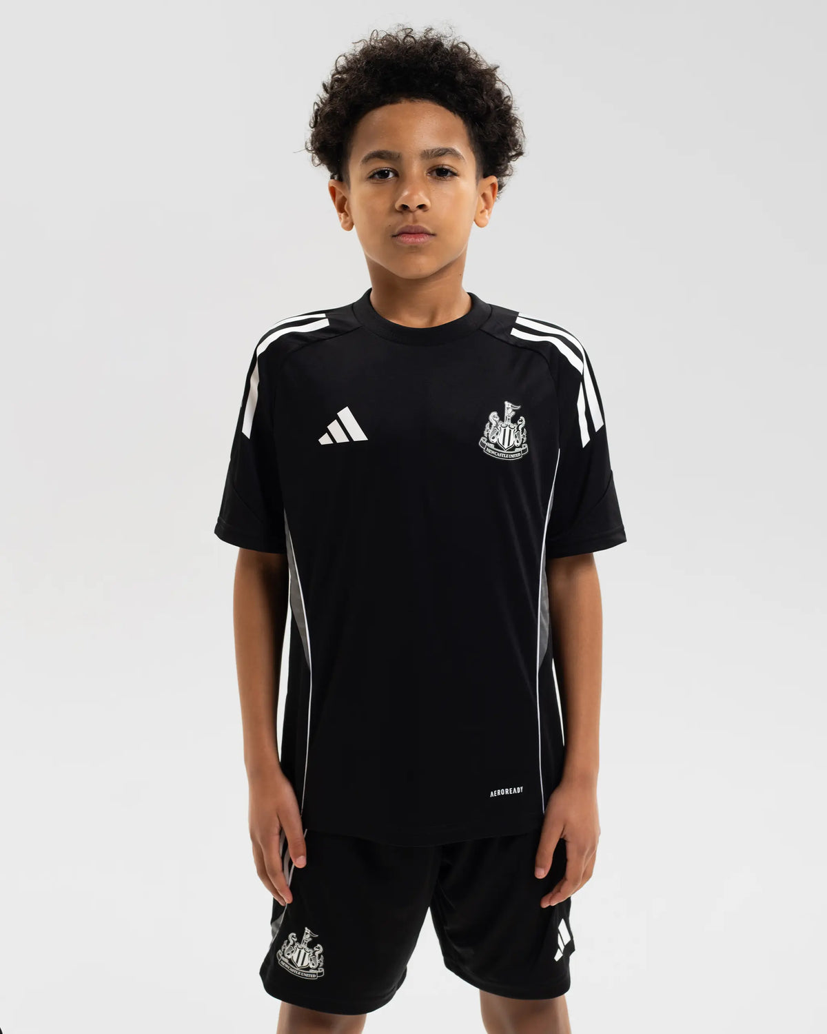 Newcastle United adidas 25/26 Coach's Black Edition Kids' Training Shirt