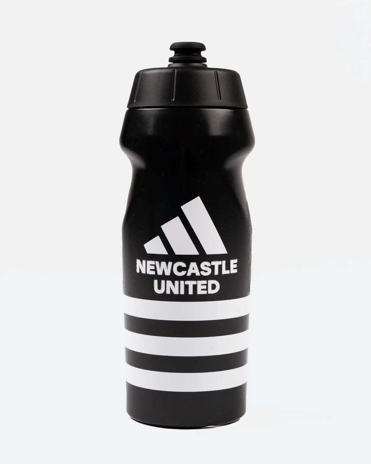 Newcastle United adidas Black 3-Stripe Water Bottle