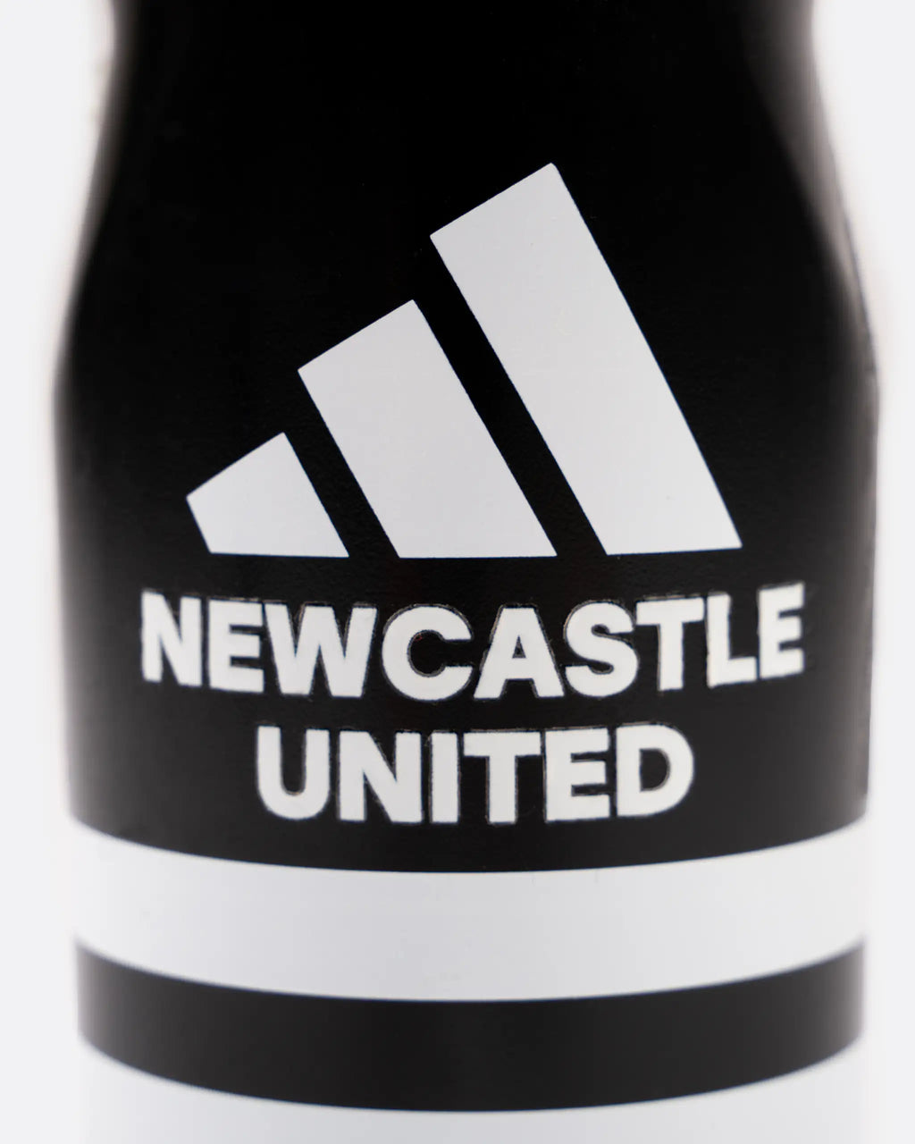 Newcastle United adidas Black 3-Stripe Water Bottle