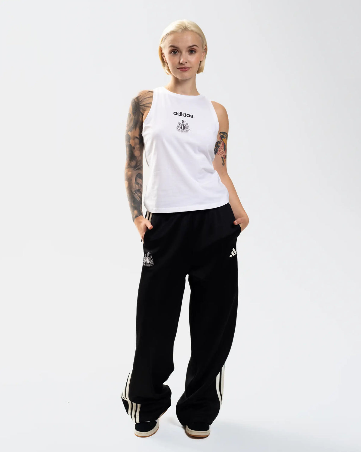 Newcastle United adidas Women's White Vest