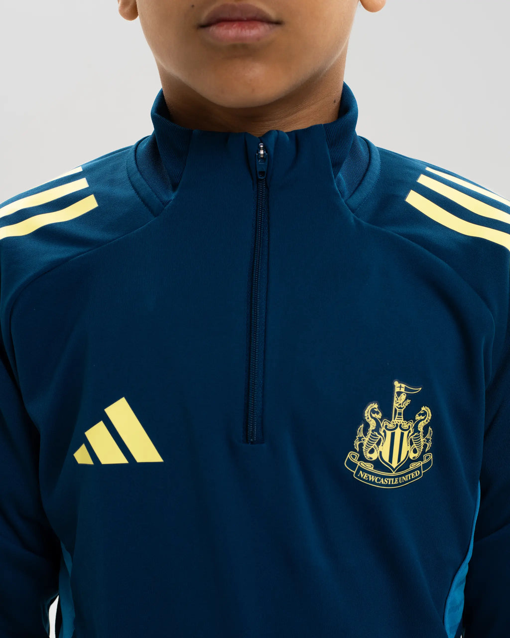 Newcastle United adidas 25/26 Coach's Range Kids' 1/4 Zip Training Top