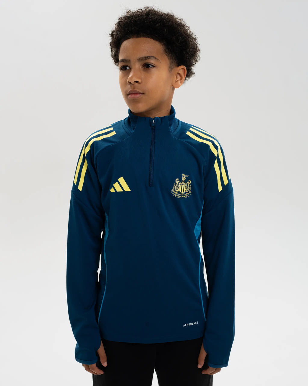 Newcastle United adidas 25/26 Coach's Range Kids' 1/4 Zip Training Top