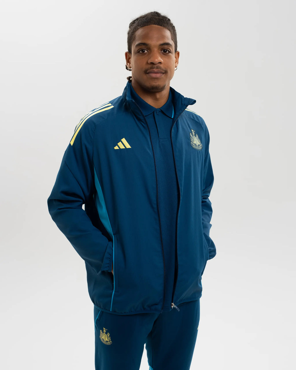 Newcastle United adidas 25/26 Coach's Range Presentation Jacket