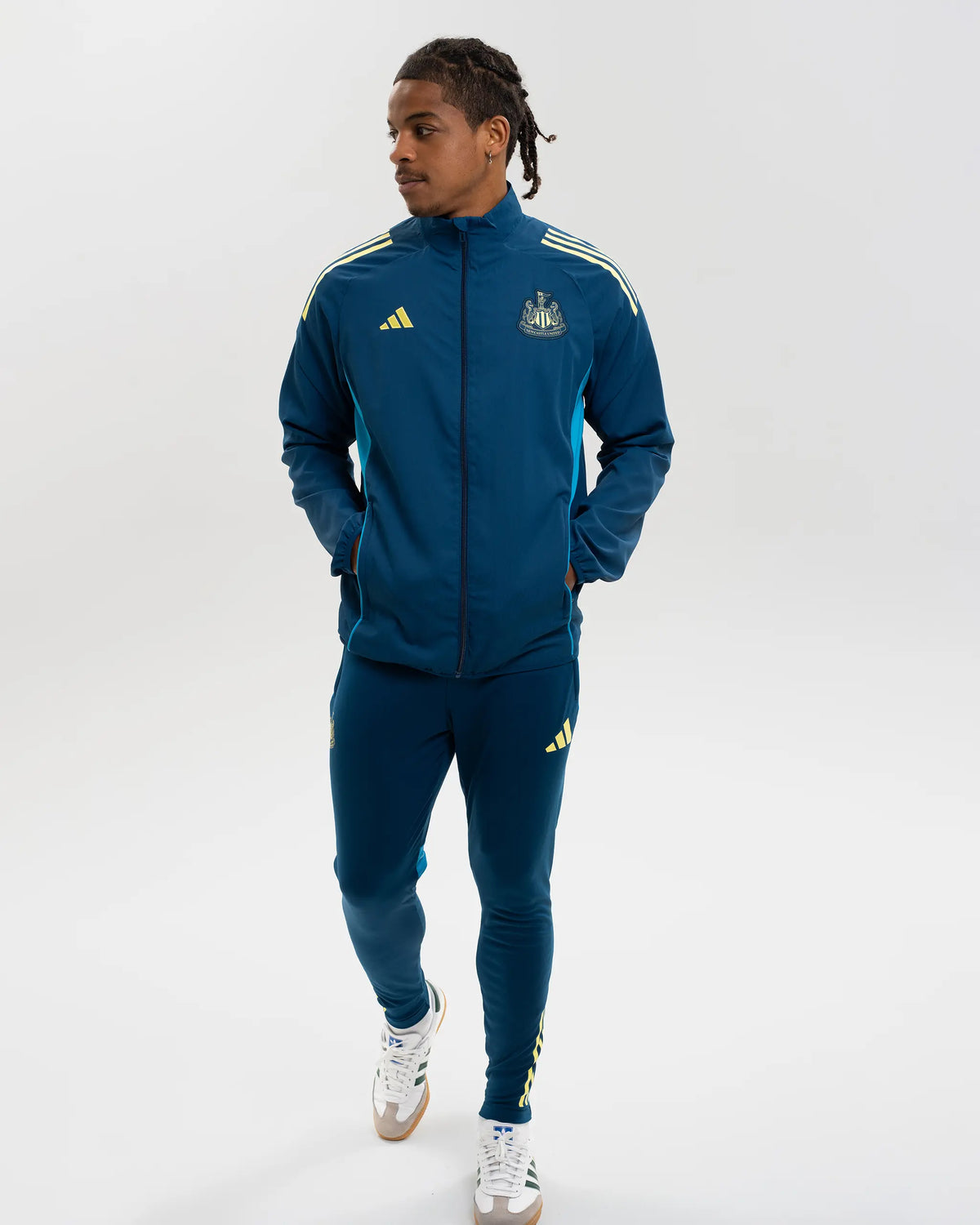 Newcastle United adidas 25/26 Coach's Range Presentation Jacket