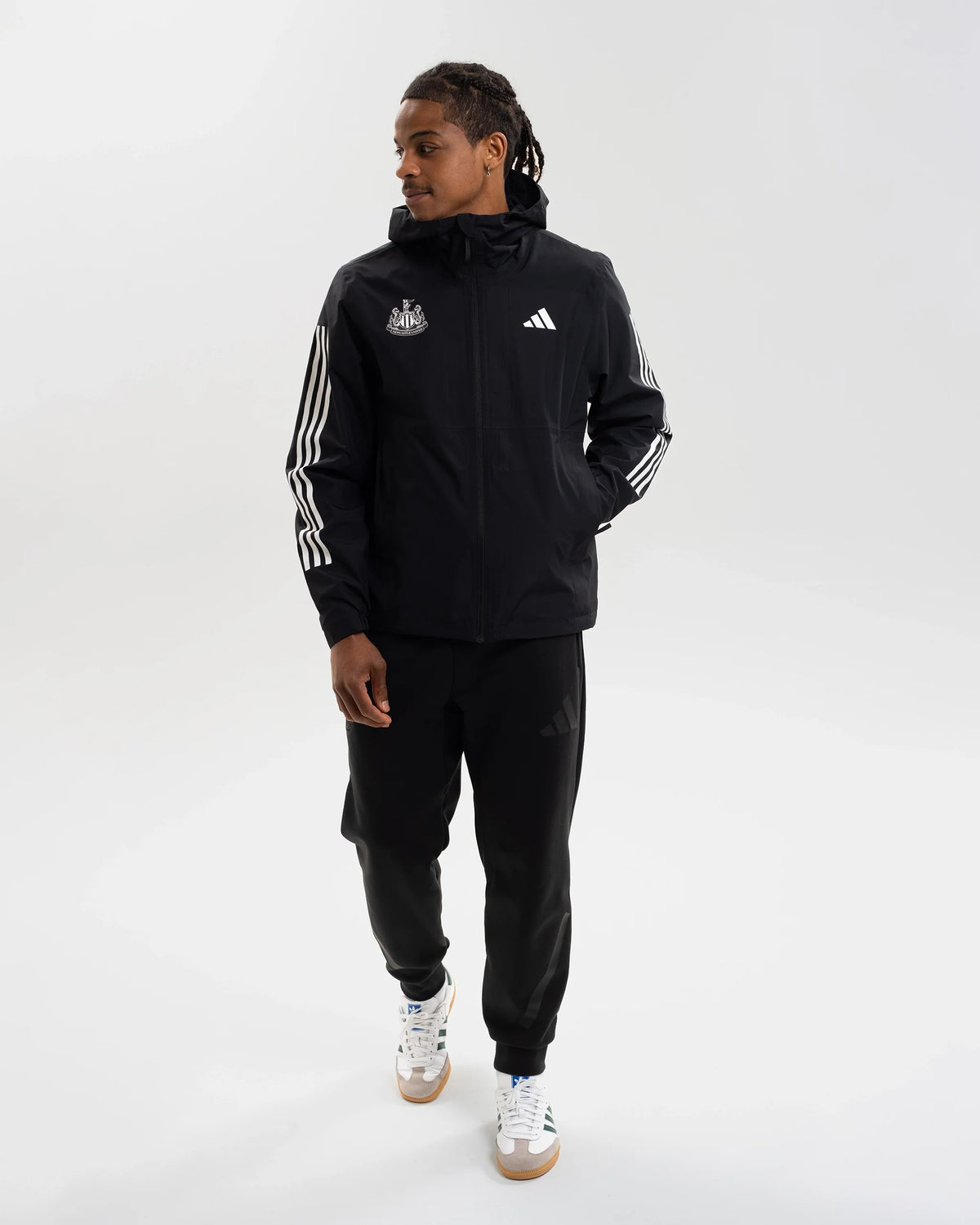 Newcastle United adidas ESS Black Jacket