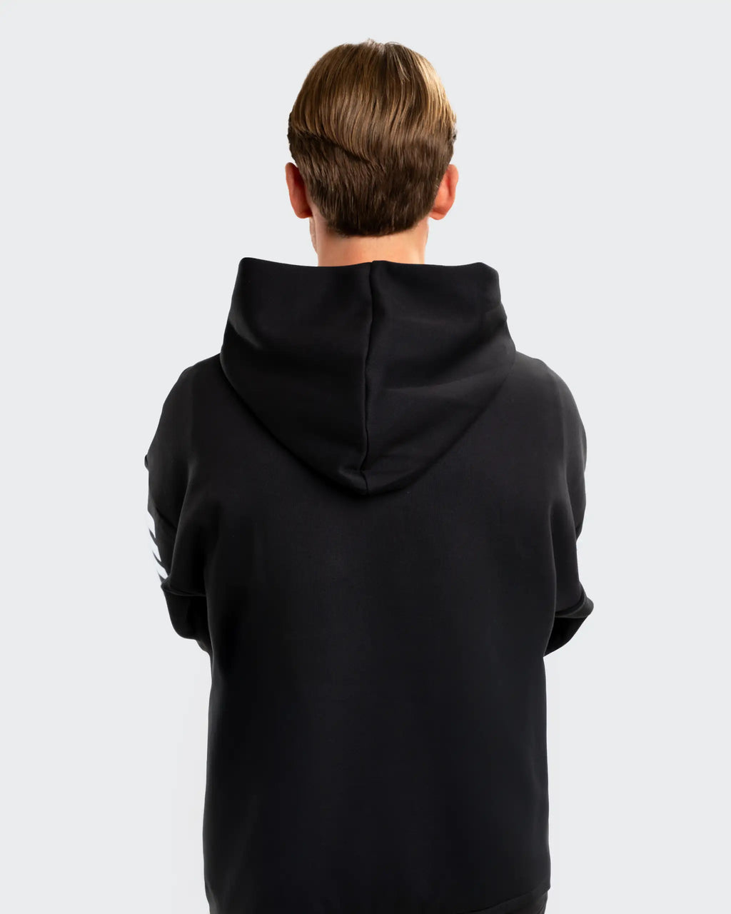 Newcastle United adidas Men's Black 3-Stripe Hoodie