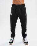 Newcastle United adidas Men's Black 3-Stripe Joggers