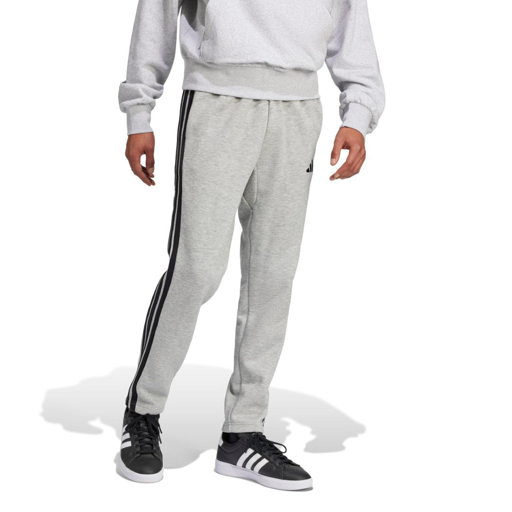 Essentials 3-Stripes Open Hem Fleece Joggers