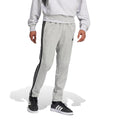 Essentials 3-Stripes Open Hem Fleece Joggers