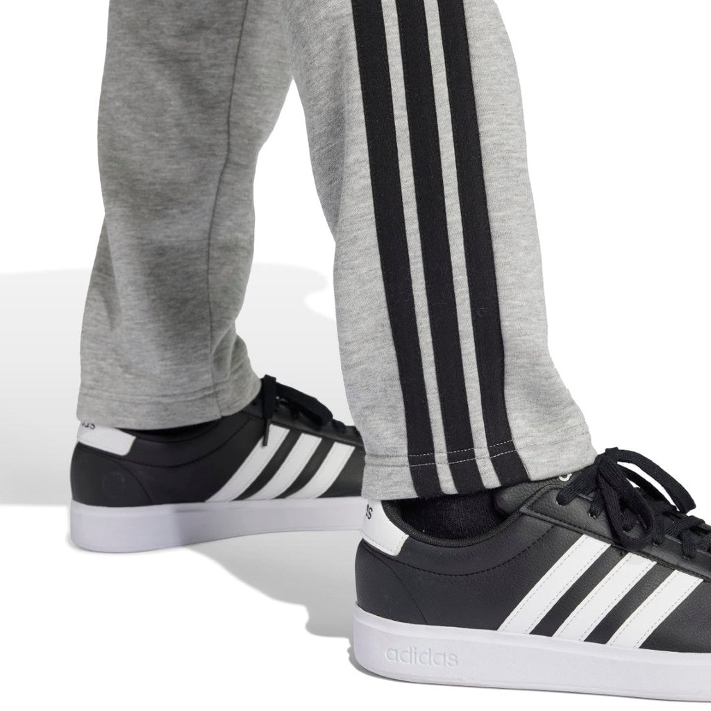 Essentials 3-Stripes Open Hem Fleece Joggers