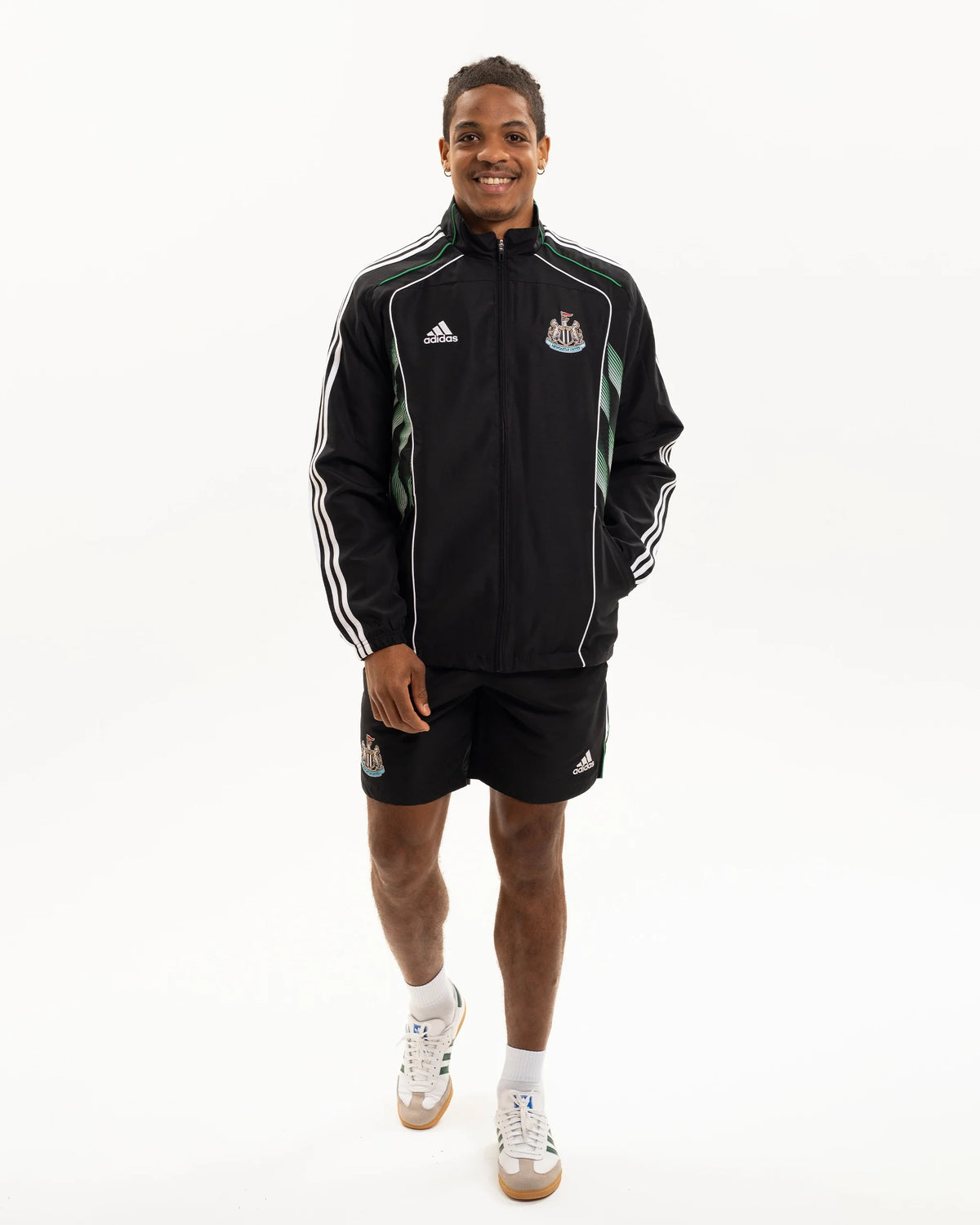 Newcastle United adidas Men's Urban Purist Black Track Top