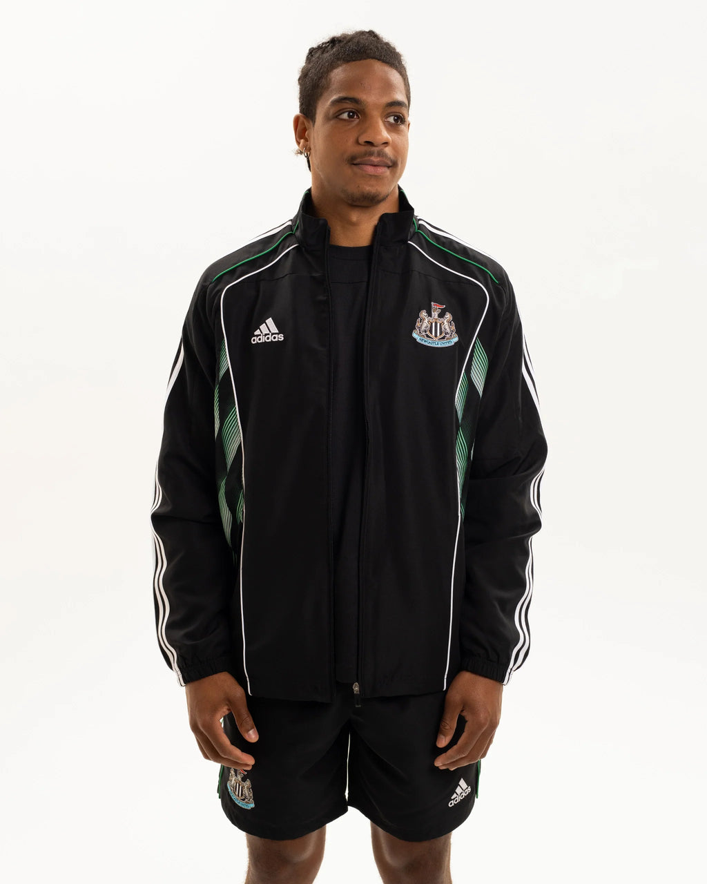Newcastle United adidas Men's Urban Purist Black Track Top