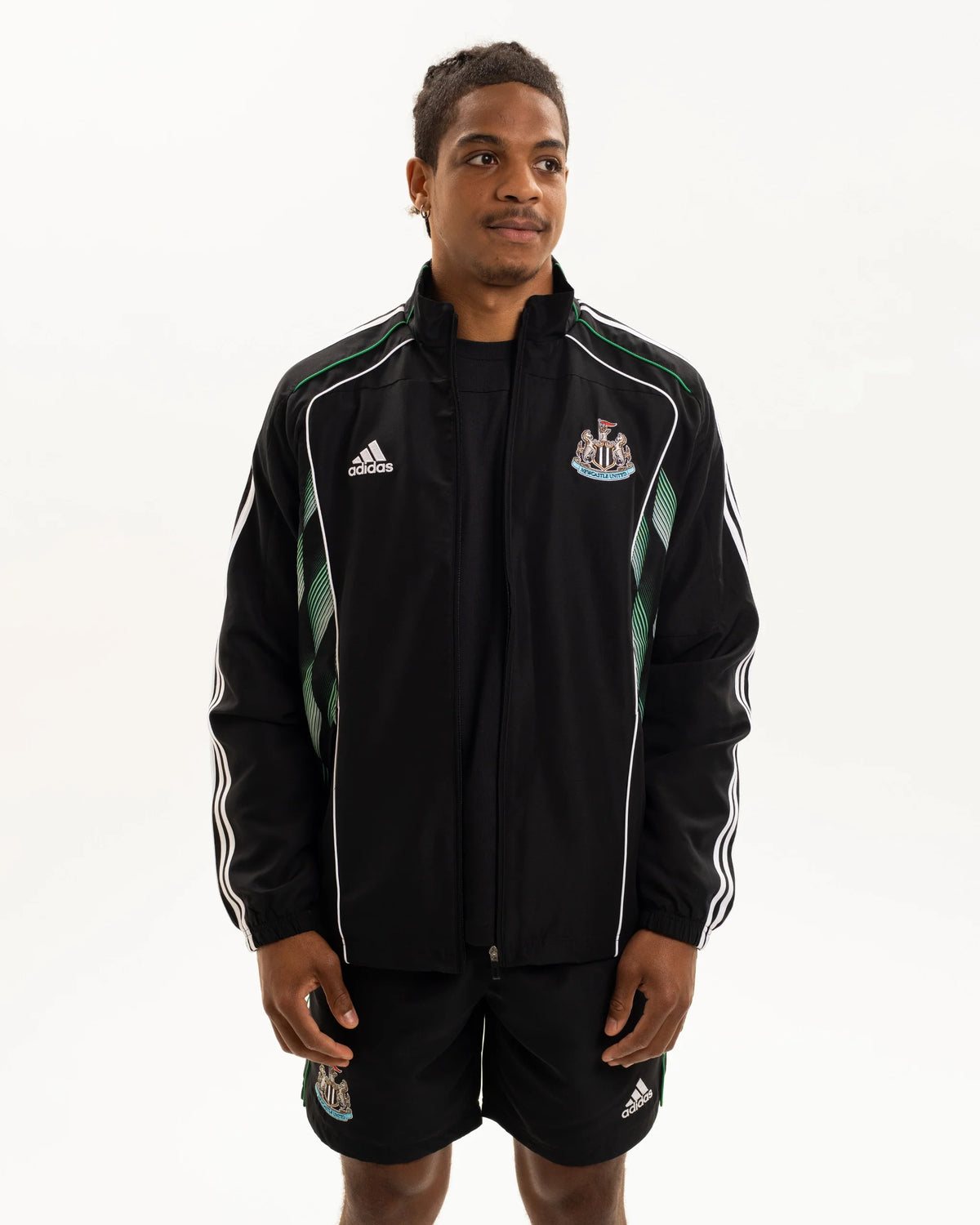 Newcastle United adidas Men's Urban Purist Black Track Top