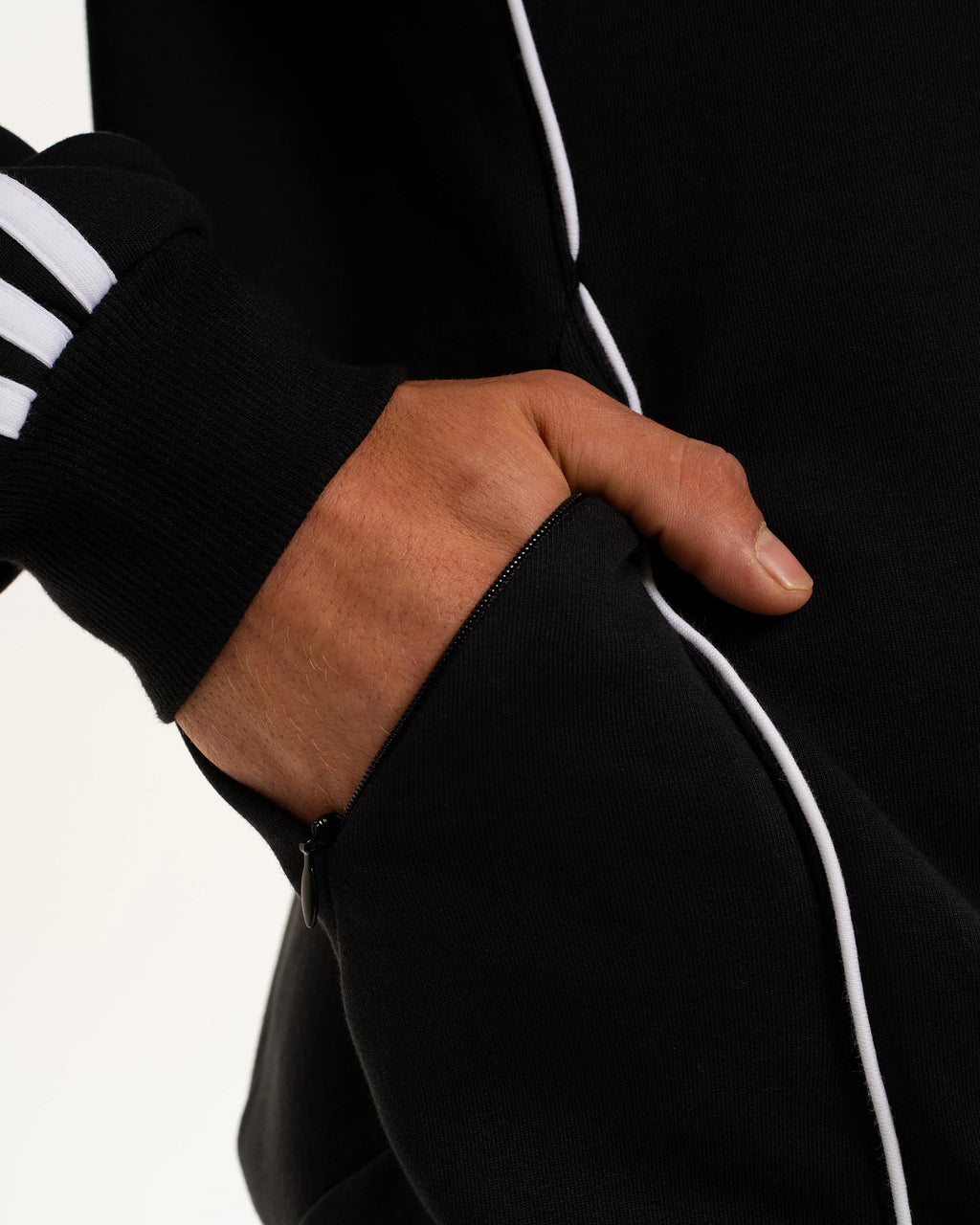 Newcastle United adidas Men's Urban Purist Black Doubleknit Hoodie