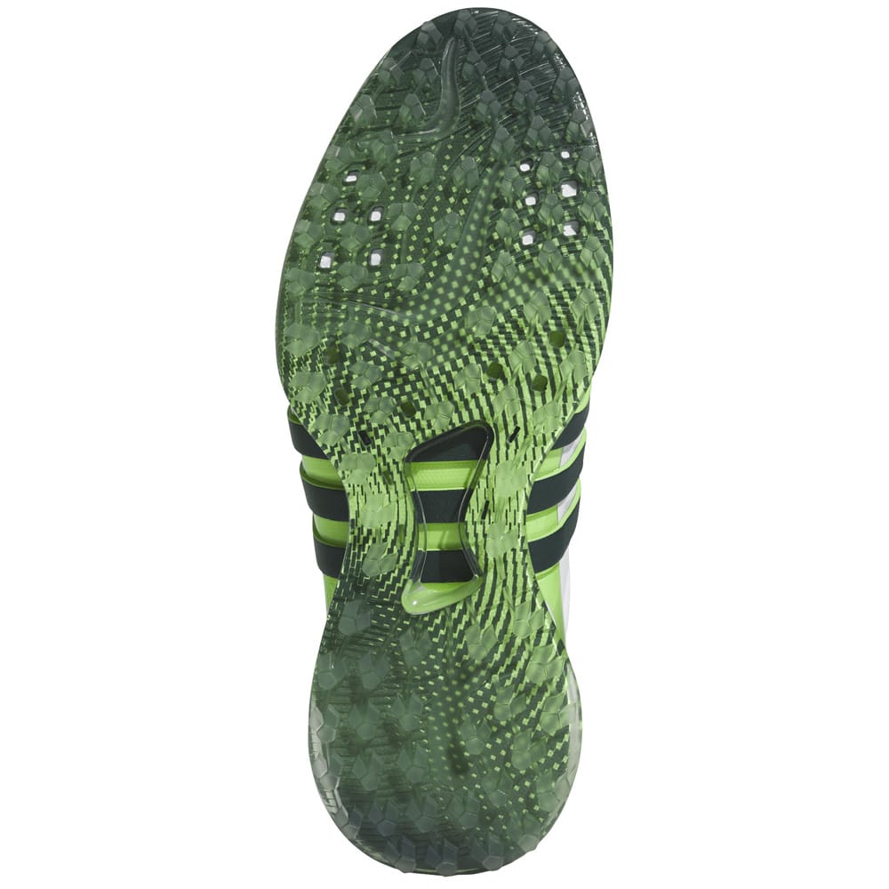 adidas Tour360 25 Spikeless Waterproof Shoes - Ftwr White/Aurora Ivy/Lime Burst