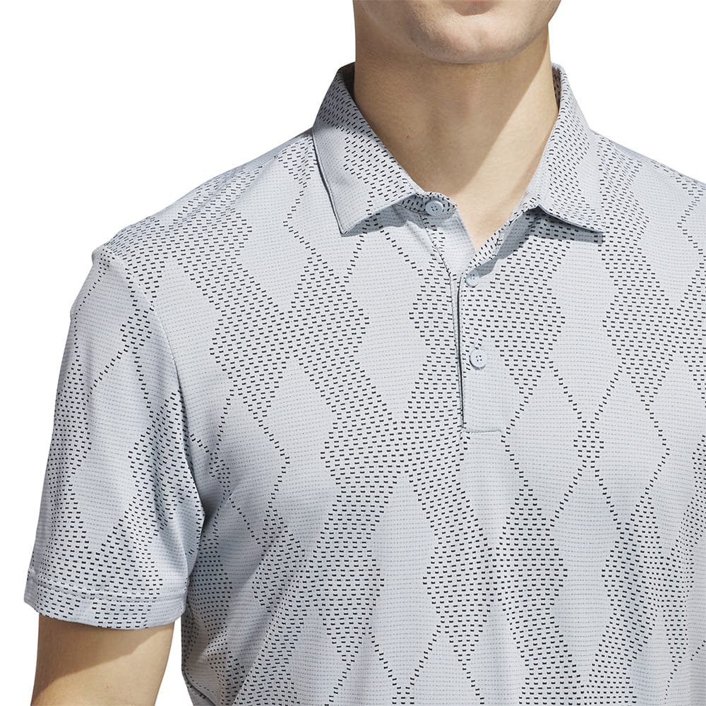 adidas Ultimate365 Micro Texture Polo Shirt - Wonder Blue