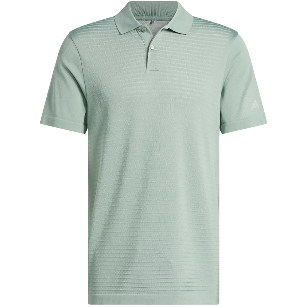 adidas Ultimate365 Tour Seamless Polo Shirt - Silver Green