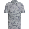 adidas Ultimate365 Textured Polo Shirt - Wonder Silver/Collegiate Navy