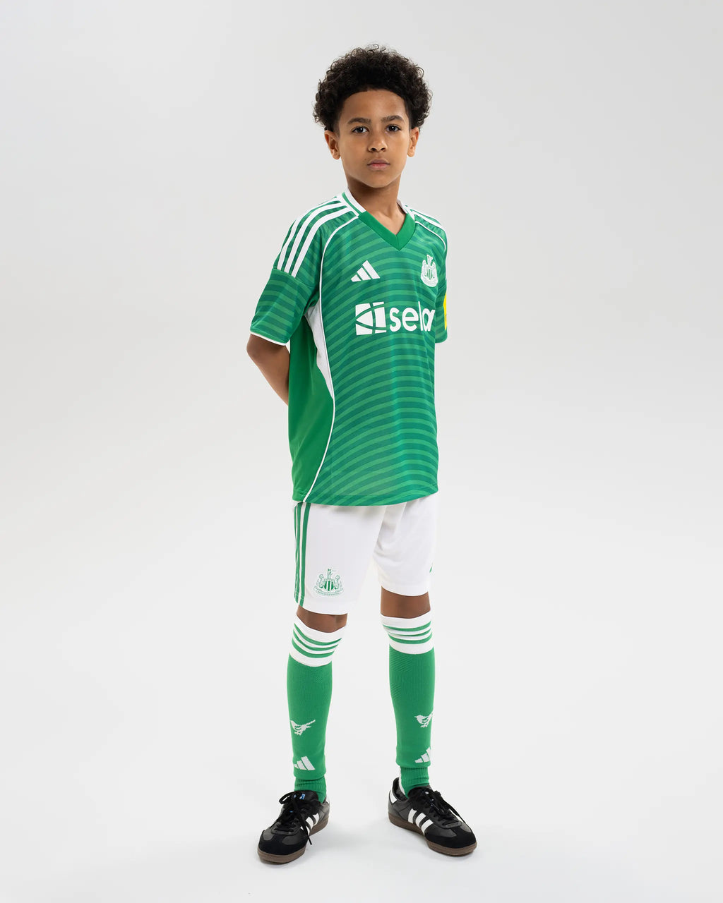 Newcastle United adidas Kids' 25/26 Away Shorts