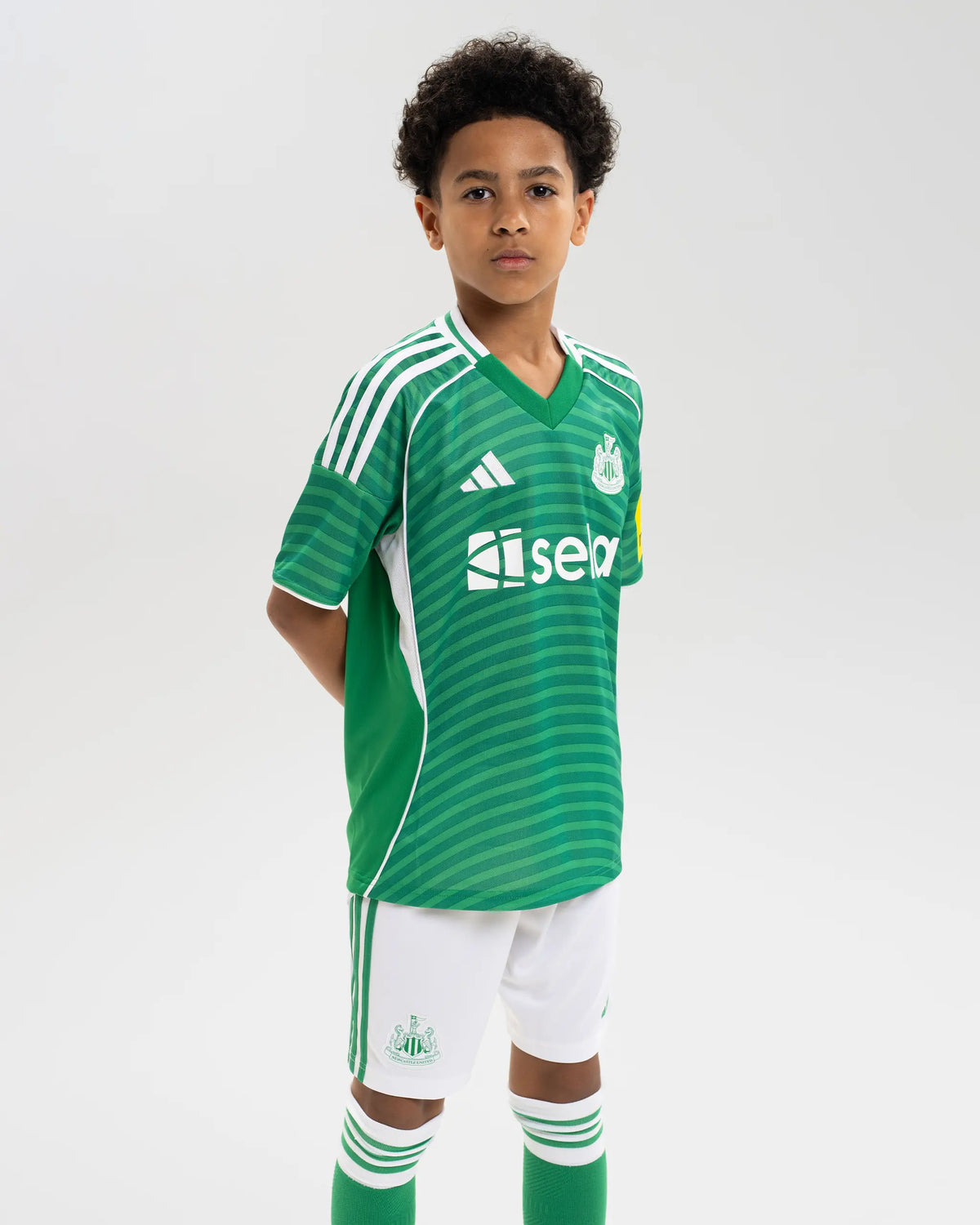 Newcastle United adidas Kids' 25/26 Away Shirt