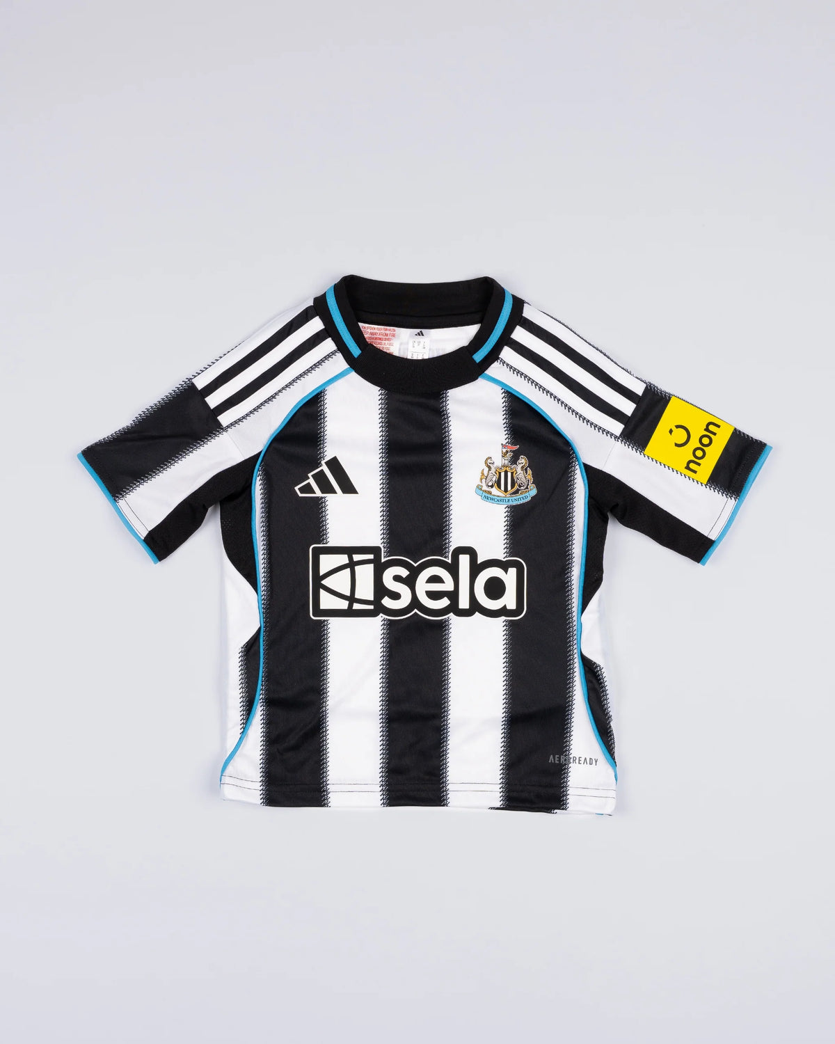Newcastle United adidas 25/26 Home Mini Kit