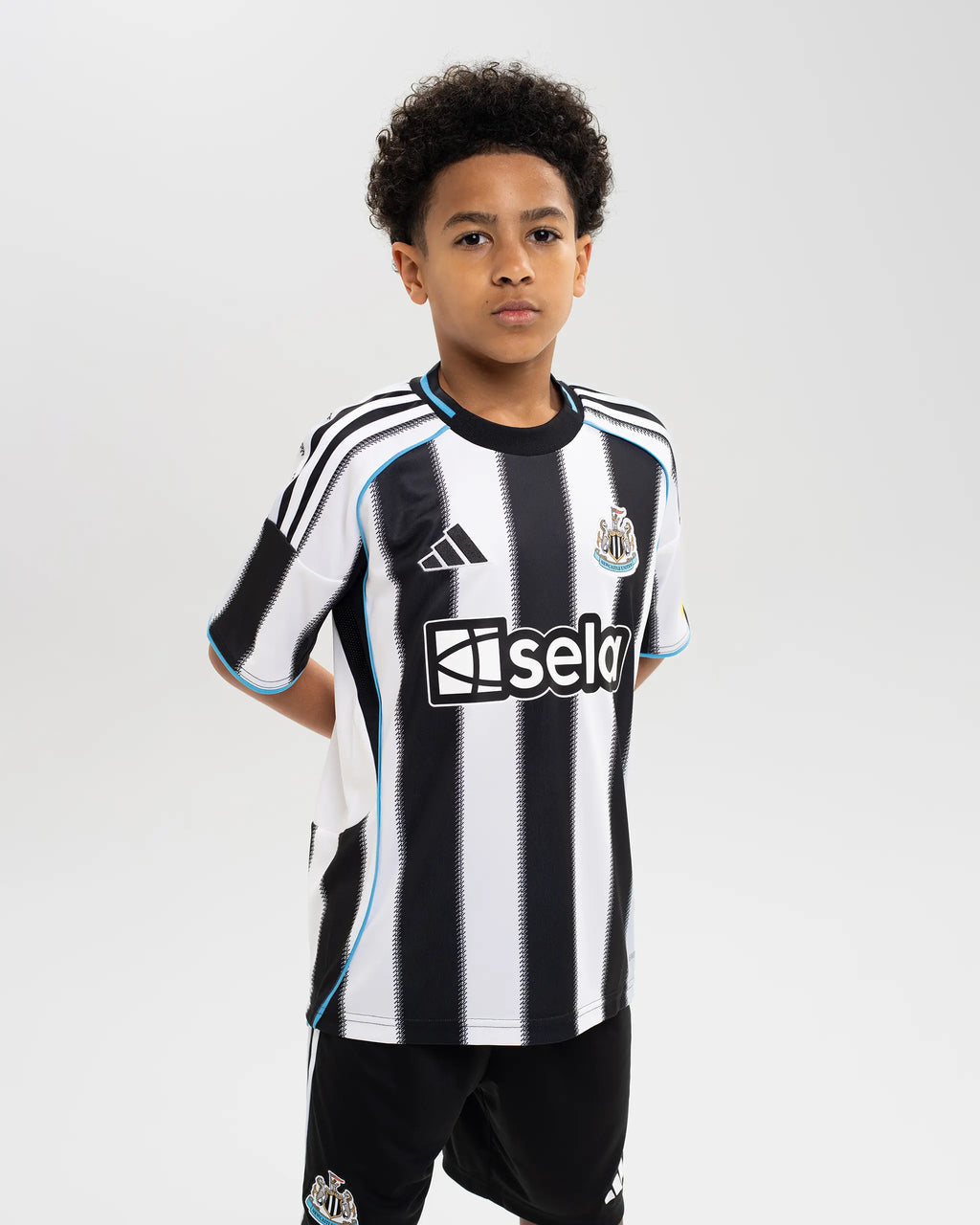 Newcastle United adidas Kids' 25/26 Home Shirt