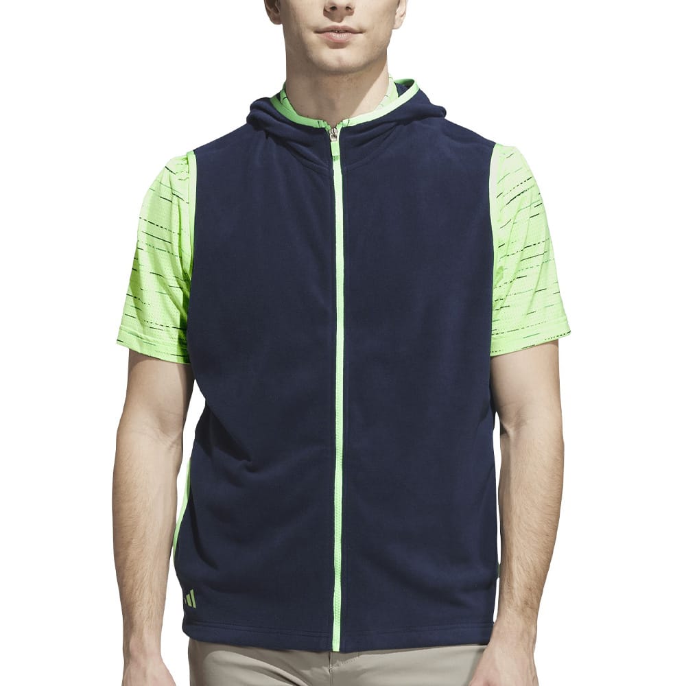 adidas Ultimate365 Fleece Hoodie Full-Zip Vest - Collegiate Navy