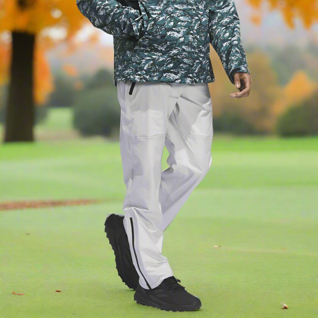 adidas Ultimate365 Tour Climaproof+ Half-Zip Waterproof Rain Suit - Black/Grey One