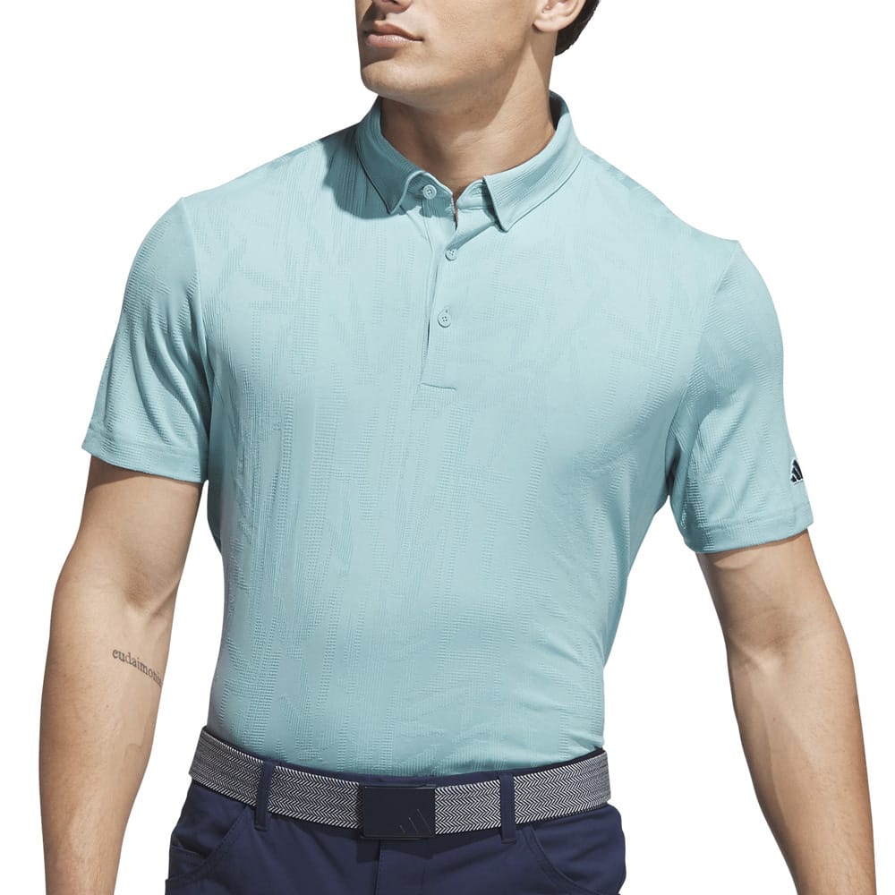 adidas Go-to Textured Polo Shirt - Mint Ton
