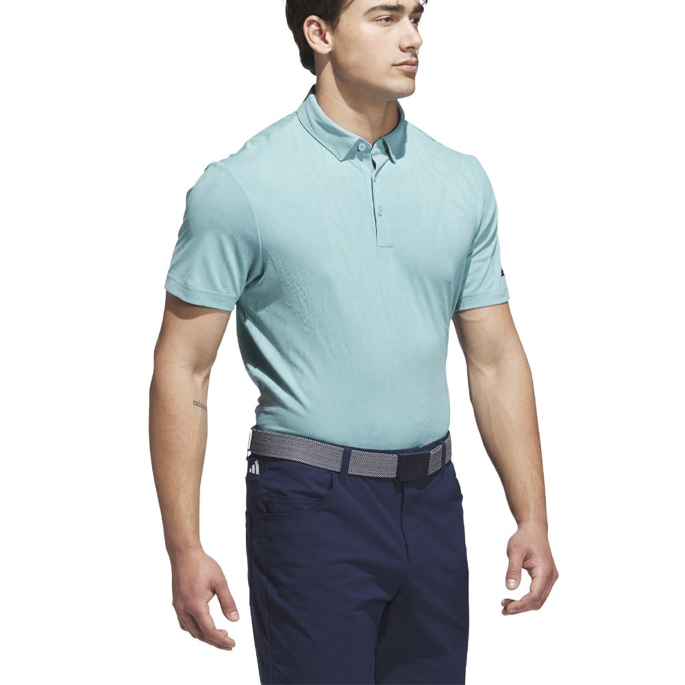 adidas Go-to Textured Polo Shirt - Mint Ton