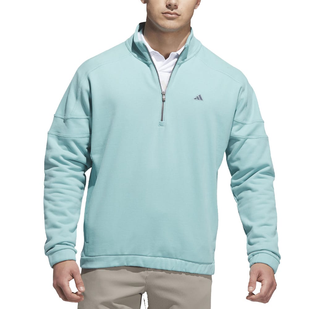 adidas Go-to Heritage Loose Quarter-Zip - Mint Ton